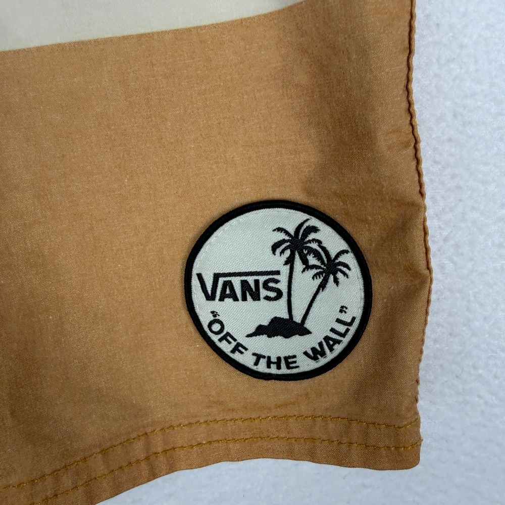 Vans Board Shorts‎ Mens 34 Striped Colorblock Swim Trunks Beach Surf Summer - Picture 5 of 11